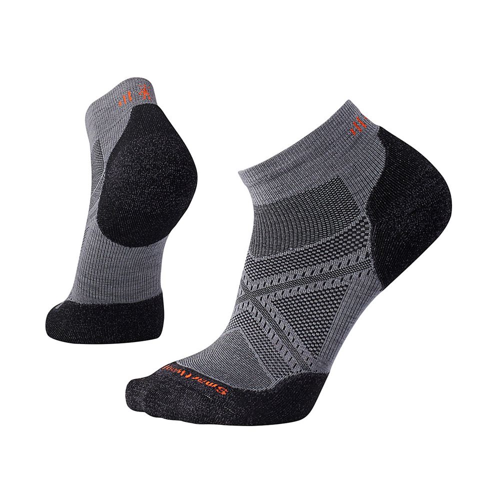 The North Face Socks Mens Australia - The North Face Smartwool Phd® Run Light Elite Low Cut Black /